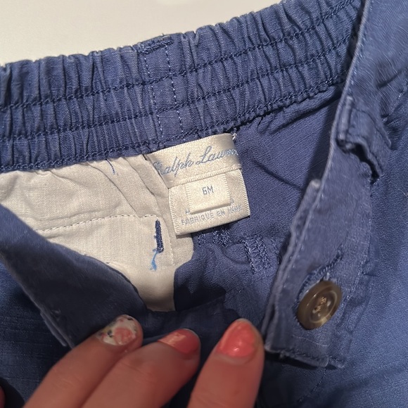 Ralph Lauren Boys 6M Polo & Blue Shorts - Picture 3 of 6